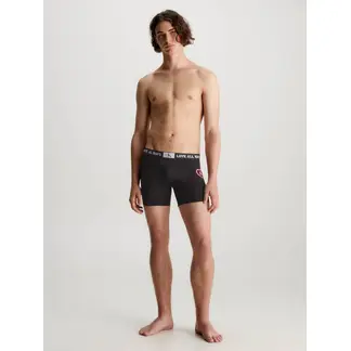 CALVIN KLEIN - Boxer negro brief con estampado gráfico - 1996
