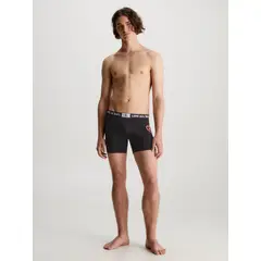 CALVIN KLEIN - Boxer negro brief con estampado gráfico - 1996