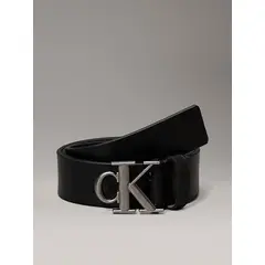 CALVIN KLEIN - Cinturón marrón de cuero