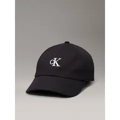 CALVIN KLEIN - Gorra negra monogram