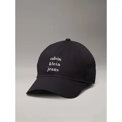 CALVIN KLEIN - Gorra negra Logo Graphic Print Baseball