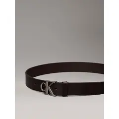 CALVIN KLEIN - Cinturón marrón de cuero