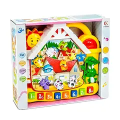 GENERICO - Piano Casa Granja Juguete Niños Interactivo + Baterias