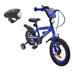 ONTRAIL - Bicicleta Niño Niña Rin 16 Con Accesorios Ruedas Auxiliar