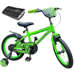 ONTRAIL - Bicicleta Niño Niña Rin 16 Con Accesorios Ruedas Auxiliar