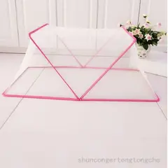 ORIGINAL HEALTH - Toldillo Mosquitero Plegable Para Cama 190x135x80 rosa