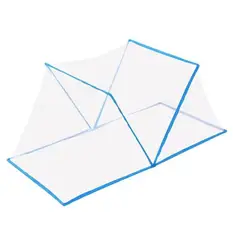 ORIGINAL HEALTH - MOSQUITERO TOLDILLO PARA ADULTOS PARA CAMA COLOR AZUL