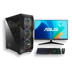 GENERICO - Computador Gamer R5 5600XT - RTX 5050 - 16GB D4 - 1TB + Monitor, teclado y Mouse