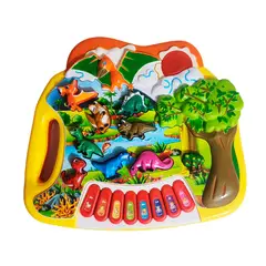 GENERICO - Piano Jurassic Park Rex Dinosaurios Notas Juguete Unisex