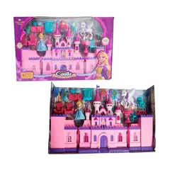 GENERICO - Castillo Reina Unicornio Accesorios Muebles Juguete Niñas