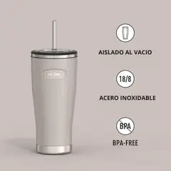 THERMO - MUG ACERO INOXIDABLE DOBLE PARED CON PITILLO 710ML 24oz ARENA