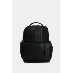 VELEZ - Vélez Morral Security De Lona Para Hombre Detalles En Cuero