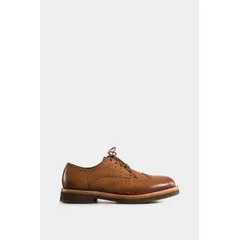 VELEZ - Vélez Zapatos Cordón Brogue Cuero Hombre Cortes Tradicionales Miel