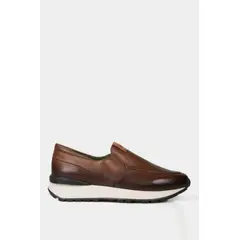 VELEZ - Vélez Mocasines Casuales Ciprés Cuero Hombre Tipo Deportiva Miel