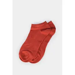 VELEZ - Vélez Calcetín Tobillera En Algodón Para Hombre Frambuesa Terracota