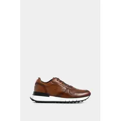 VELEZ - Vélez Tenis Iris De Cuero Para Hombre Costuras Laterales Miel