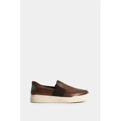 VELEZ - Vélez Mocasines Botanic 2 Cuero Liso Y Gamuzado Hombre Ecoflex Miel