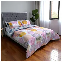 HOGARETO - Edredon Doble Faz Equilibrio Cama Doble 140x190cm-Hogareto