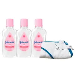 JOHNSON'S BABY - Aceite Johnsons® Baby Original 100ML X3