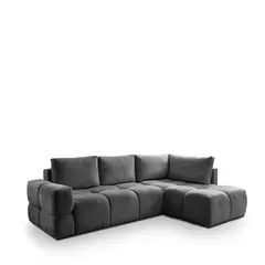 GENERICO - Juego de sala o sofa en l moderno esquinero Francia color Gris