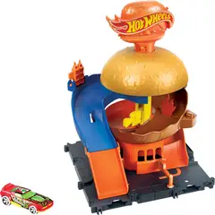 HOT WHEELS - Pista City Burger Al Volante Drive-Thru