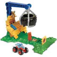 HOT WHEELS - Pista Monster Trucks Arena Smashers Rhinomite