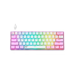 HAVIT - TECLADO GAMER KB877L ROSA