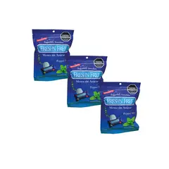 ADRO - Dulce Menta Fresh`n Free Azul Sin Azucar 3 Paq X50