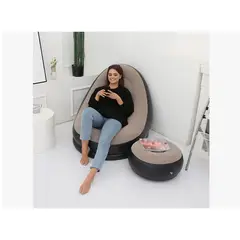 GENERICO - Silla De Descanso Inflable Sofa Con Descansa Pies