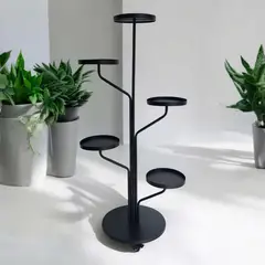 GENERICO - Soporte Para Plantas 5 Niveles Con Rodachinas