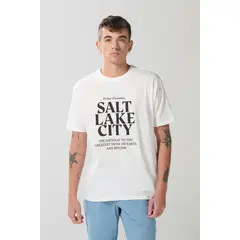 KOAJ - Camiseta basica hombro rodado masculina, cuello redondo Hombre