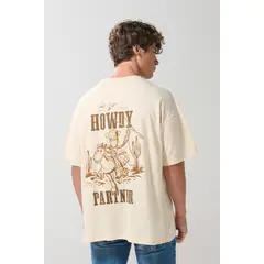 KOAJ - Camiseta cuello redondo kaki oversize de Toy Story Hombre