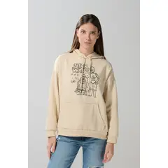 KOAJ - Buzo oversize kaki con capota y arte de Star Wars Mujer