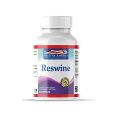 HEALTHY AMERICA - SUPLEMENTO RESVERATROL X 60 SOFTGELS/ RESWINE
