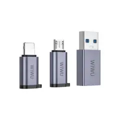 WIWU - WI-C031 PAQUETE DE ADAPTADORES 3 EN 1