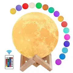 GENERICO - LAMPARA LUNA RGB PRACTICA