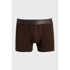 KOAJ - Bóxer brief-medio café oscuro con cintura elástica Hombre
