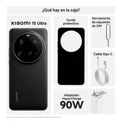 XIAOMI - 15 Ultra Black - 16GB RAM 512GB - Cámara Leica 200MP