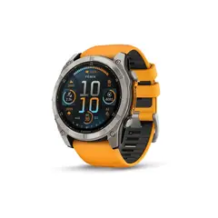 GARMIN - Smartwatch Fenix 8 51mm Amoled Zafiro Correa Naranja
