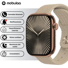 MOBULA - Reloj Inteligente Mobulaa H10 PLUS Oro rosa