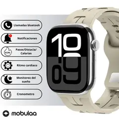MOBULA - Reloj Inteligente Mobulaa H10 Pro Mini Dorado