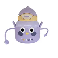 GENERICO - Termo Infantil Térmico Antiderrames Acero Inoxidable Diseño Premium
