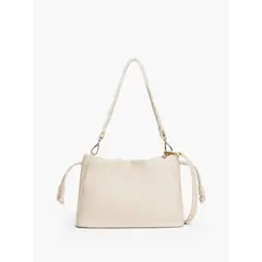 TOMMY HILFIGER - Bolso beige bombonera TH Soft Beach