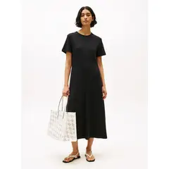 TOMMY HILFIGER - Bolso blanco tote City con monograma TH