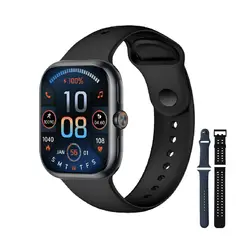 OLSEN - Smartwatch Reloj Inteligente Touch Llamadas + Correas - Negro