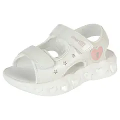SMARTFIT - Sandalias Con Diseño De Corazones Para Niña Pequeña Blanco 201092