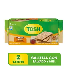 TOSH - Galleta Miel Fit Taco x 2