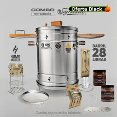 HUMO BARRILES - Exclusivo Falabella Combo Barril Signature 28 Lb
