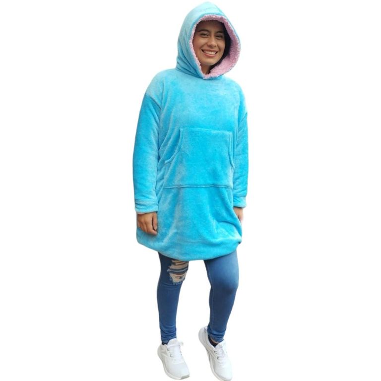 Imagen de Buzo saco Cobija Gigante Overside Unisex Sencillo Adulto Hoodie