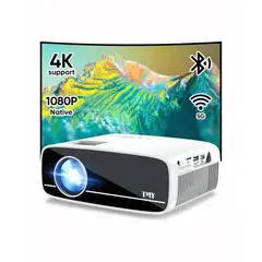 GENERICO - Proyector Tmy Mini Con Wi-fi Y Bluetooth 5.1 Video Beam 4k